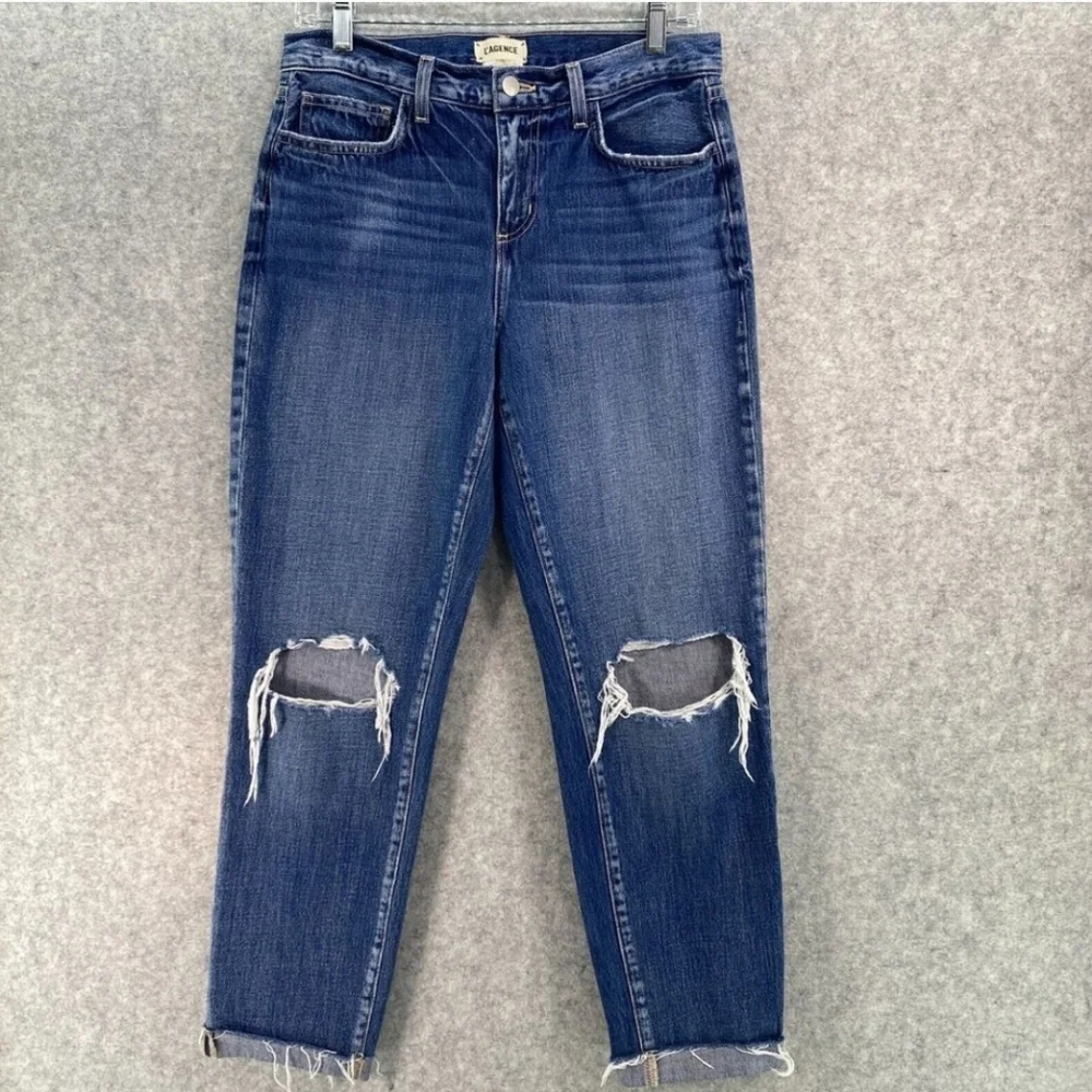 🇺🇸 L'Agence Olga high rise cuffed cigarette jean - Picture 2 of 7